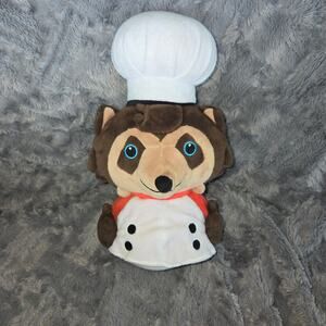 Symbiote Studios Overcooked Raccoon Chef 11” Plush